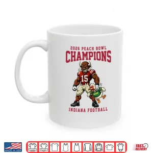 Mug Indiana Football 2026 Peach Bowl Champions Shirt