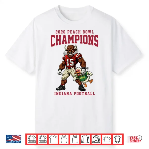 Indiana Football 2026 Peach Bowl Champions Shirt