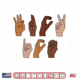 Design Fuck ICE Hand Sign Language Shirt