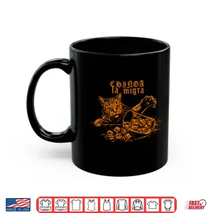 Mug Chinga La Migra Fuck ICE Cat Shirt