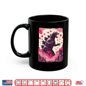 Mug Valentines Day Japanese Monster Funny Kaiju Men Women Kids Shirt