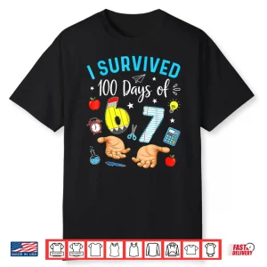 I Survived 100 Days Of 67 Funny Meme 100Th Day Of School 6 7 Shirt