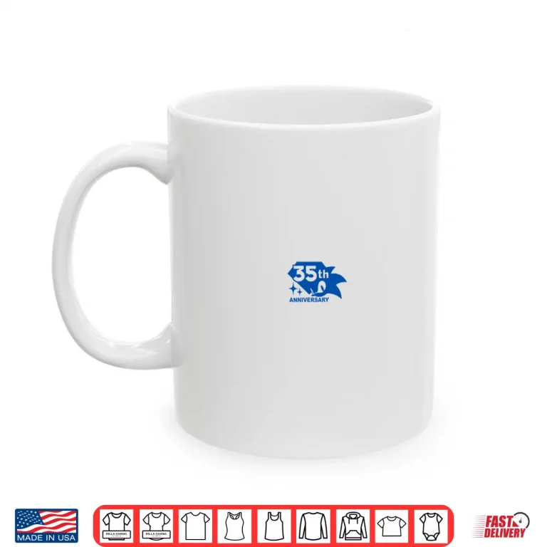 Sonic The Hedgehog 35Th Anniversary Emerald Rings Shirt 3 Mug Sonic The Hedgehog 35th Anniversary Emerald Rings Shirt
