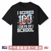 I Scored 100 Days Of School Soccer 100Th Day Of School Boys Shirt