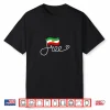 Free Iran Flag Persian Freedom Word Art Persia Shirt