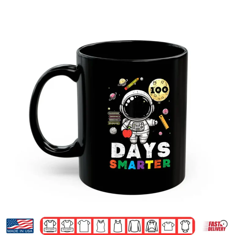 100 Days Of School Smarter Astronaut 100Th Day Kids Boys Shirt 3 Mug 100 Days of School Smarter Astronaut 100th Day Kids Boys Shirt