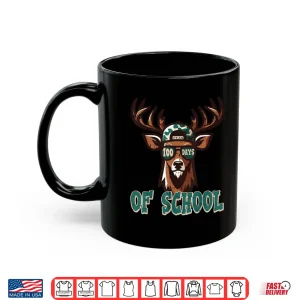 Mug 100 Days of School Deer Camo 100th Day Hunting Boys Kids Men Shirt