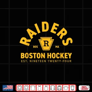 Design Vintage Boston Hockey Heated Shirt