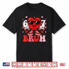 Six Seven 67 Bruh 6 7 Meme Funny Valentine Heart Boys Kids Shirt
