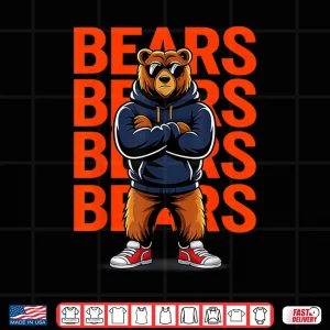 Design Retro Bear Present for Men Women Boys Girls Shirt