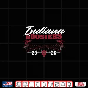 Design Indiana Hoosiers CFP National Championship 2026 Gray Shirt