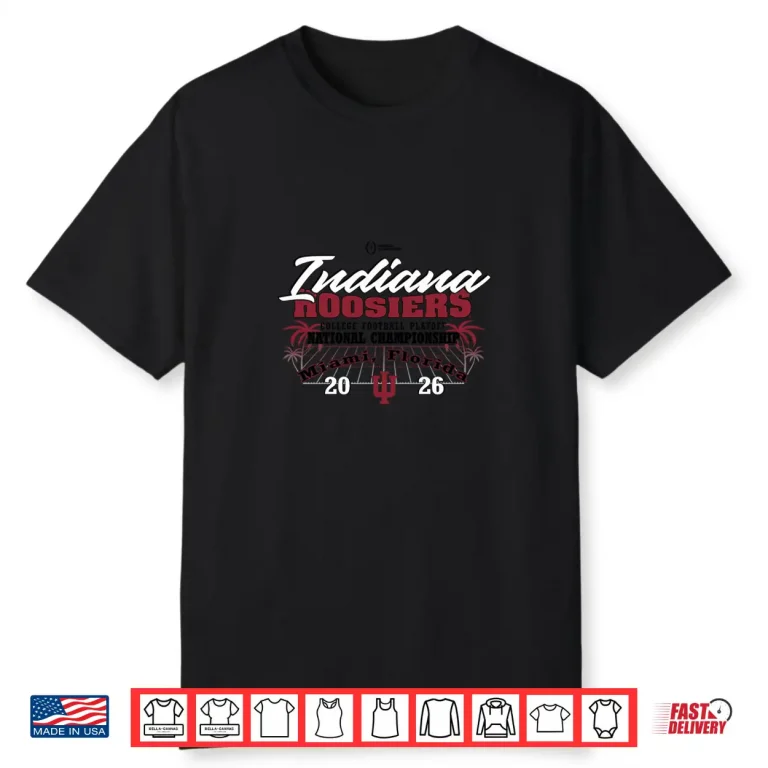 Indiana Hoosiers CFP National Championship 2026 Gray Shirt