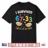I Survived 100 Days Of School 33 67 Meme Teacher Student Shirt
