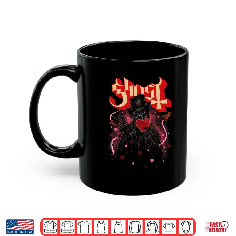 Mug Ghost Valentines with Rockets Shirt