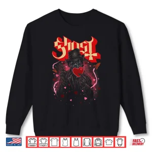 Sweatshirt Ghost Valentines with Rockets Shirt