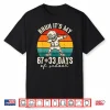 Bruh Its My 67 +33 Days Of School 100Th Day Dab Kids Boys Shirt