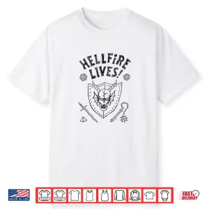 Stranger Things Hellfire Lives Officially Licensed Shirt