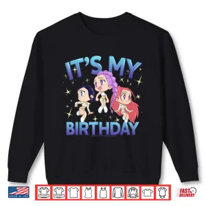 Sweatshirt Kpop Demon Hunters Its My Birthday Cute Chibi Group Shot Shirt