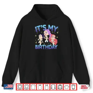 Hoodie Kpop Demon Hunters Its My Birthday Cute Chibi Group Shot Shirt