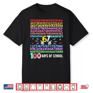 Happy 100 Days Of School Smarter 67 Teacher Boys Girls Shirt
