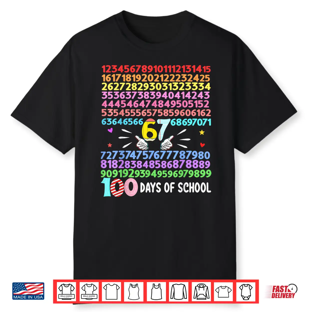 Happy 100 Days Of School Smarter 67 Teacher Boys Girls Shirt Happy 100 Days Of School Smarter 67 Teacher Boys Girls Shirt