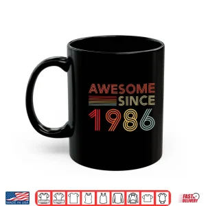 Mug 40 Birthday Decorations Men 40yr Awesome 1986 40th Birthday Shirt