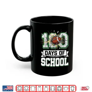 Mug 100th Day of School Football 100 Days of School Boys Kids Shirt