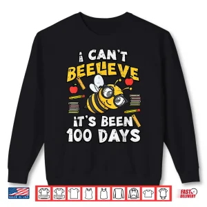 100 Days Of School Bee Funny 100Th Day Teacher Women Men Kid Shirt 2 Sweatshirt 100 Days of School Bee Funny 100th Day Teacher Women Men Kid Shirt