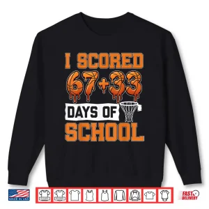 100 Days Of School Basketball Drip 100Th Day Of School Boys Shirt 2 Sweatshirt 100 Days of School Basketball Drip 100th Day of School Boys Shirt