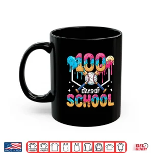 Mug 100 Days of School Baseball Boys Kids 100th Day of School Shirt