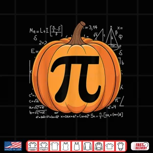 Design Pumpkin Pie Math Halloween Thanksgiving Pi Day Shirt
