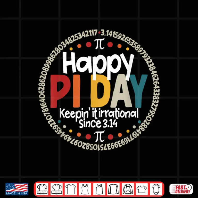 Design Pi Shirt for Teacher Vintage 3.14 Pi Digits Happy Pi Day Shirt