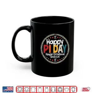 Mug Pi Shirt for Teacher Vintage 3.14 Pi Digits Happy Pi Day Shirt