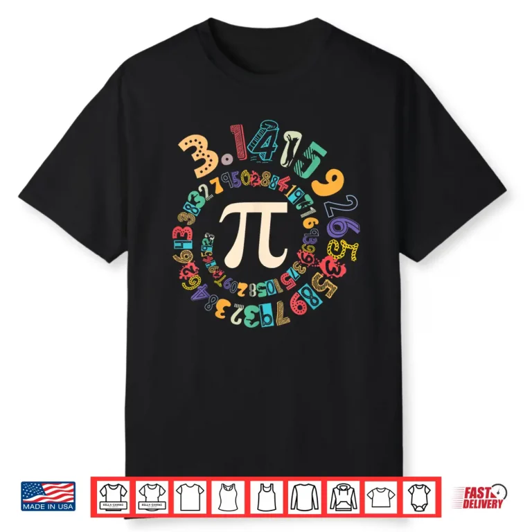 Pi Day Vintage Pi Number 314 Spiral Pi Math Teachers Shirt