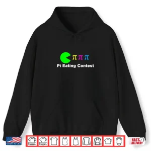 Hoodie Pi Day Pi Eating Contest Funny Math Geek Shirt