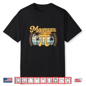 Magnum Pi Math Pi Day Retro Shirt