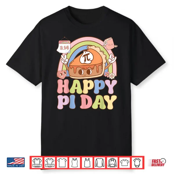 Happy Pi Day 3.14 Pie Day For Kids Youth Boys & Girls Shirt