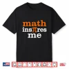 Funny Inspire Pi Day Shirt Math Inspire Me Pi Day 3.14 Shirt