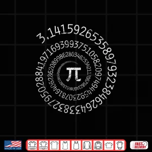 Design Pi Day Shirt Spiral Pi Math design for Pi Day 3.14 Shirt