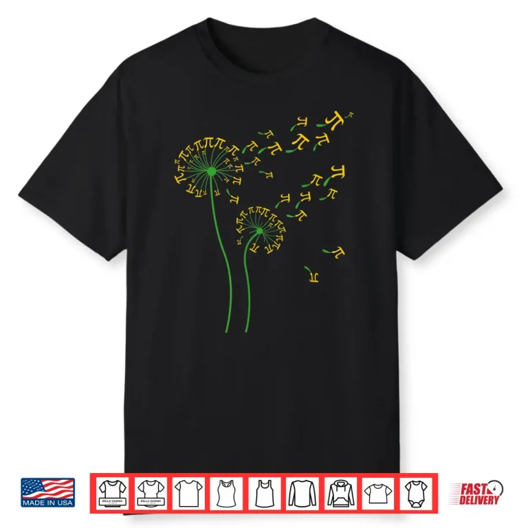 Pi Dandelion Pi day Dandelion 3.14 Pi Number Math Dandelion Shirt