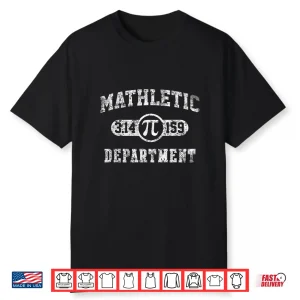 Mathletic Department 3.14159 Pi Day Math Teacher Vintage Shirt