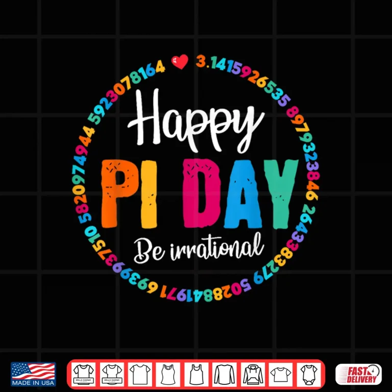 Design Happy Pi Day Pie Funny Math Coach Teacher Pi Day Lover Nerdy Shirt
