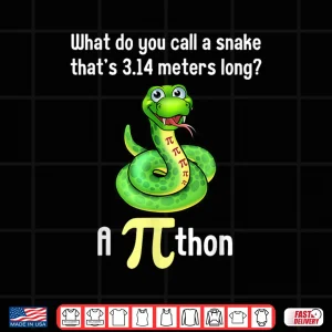 Design Funny Pi day Puns Pithon Math Teacher Jokes Women Men Kids Shirt