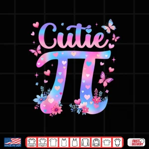 Design Cutie Pi Day Women Kids Men Toddler Math Teacher Student Shirt