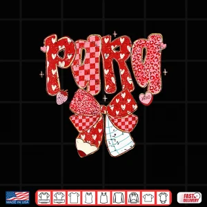 Design Retro Checkered Coquette Bow Pencil para Teacher Valentine Shirt