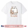 No Ice Please Cat Coffee Humor Artwork Shirt