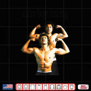 Design More Boys Kissing Gay 24 18 Hockey Pride Love Statement Shirt