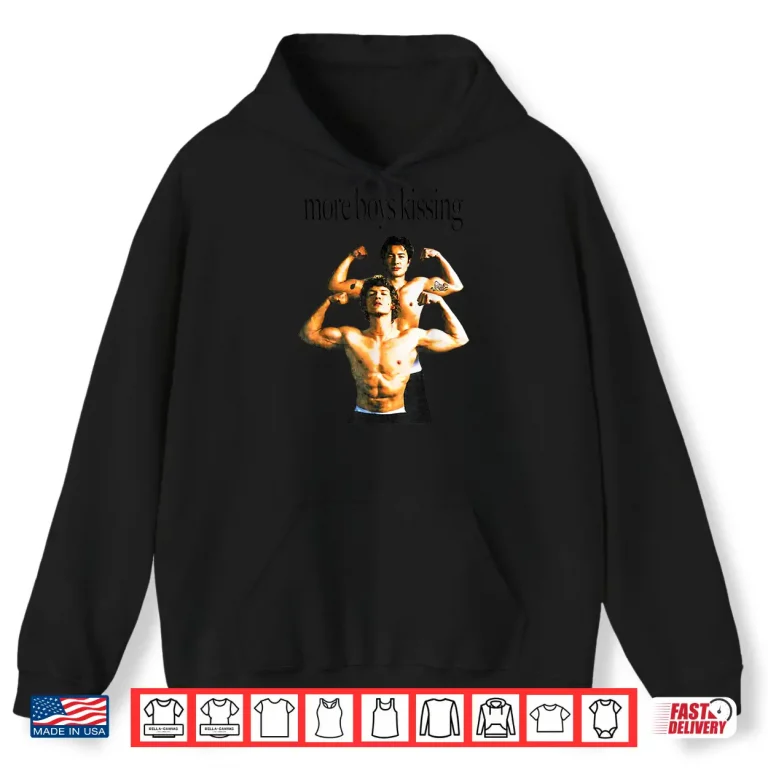 Hoodie More Boys Kissing Gay 24 18 Hockey Pride Love Statement Shirt