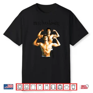 More Boys Kissing Gay 24 18 Hockey Pride Love Statement Shirt