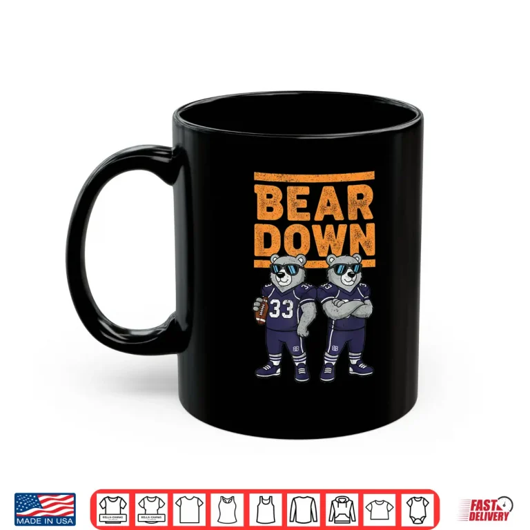 Mug Bear Down Women Kids Boys Girls Youth Teen Men Shirt